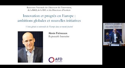 Alexis Frémeaux, Responsable innovation, Agence française de développement