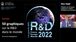 Marc Giget - La position de la France et de l’Europe dans la science et la technologie mondiales. Illustrations graphiques.