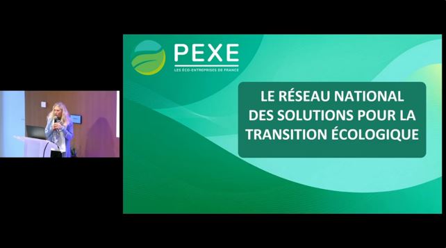Florence Jasmin, Déléguée Générale du PEXE, L’association des éco-entreprises de France