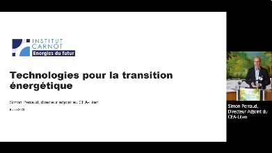 Simon Perraud, Directeur Adjoint du CEA-Liten
