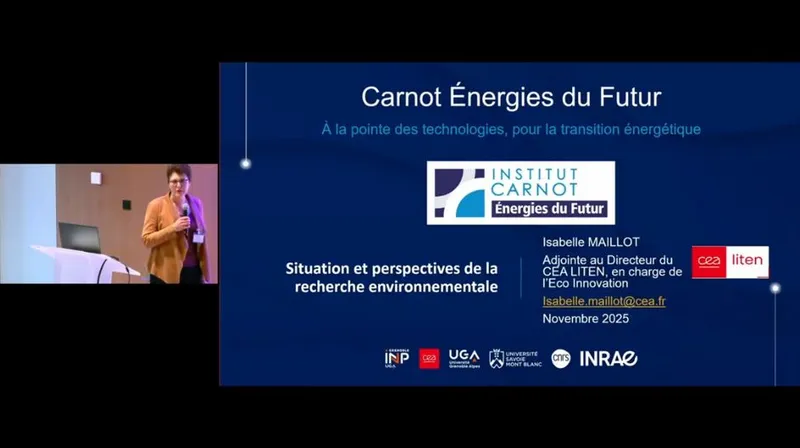 Isabelle Maillot, Deputy Manager LITEN, Eco Innovation Program