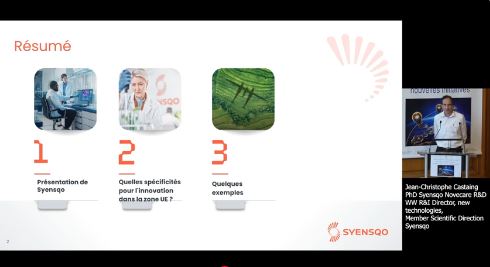 Jean-Christophe Castaing, PhD Syensqo Novecare R&D, WW R&I Director, new  technologies, Member of Syensqo Scientific Direction