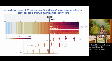 Valérie Masson-Delmotte, co-présidente du groupe nᵒ1 du GIEC