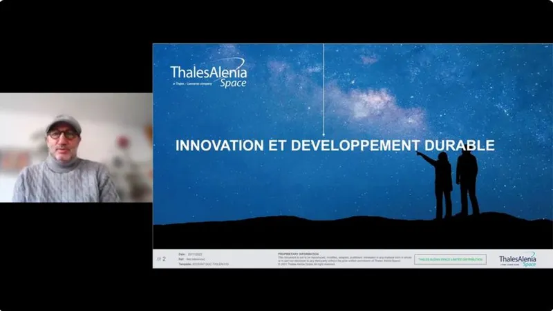 Cédric Balty, Thales Alenia Space, VP Innovation & Sustainability Officer