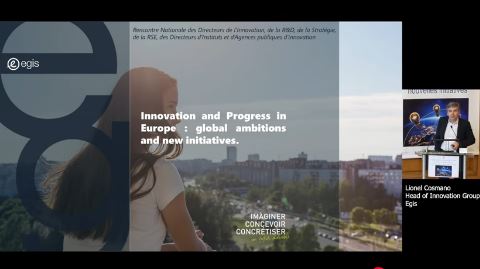 Lionel Cosmano, Head of Innovation Group, Egis