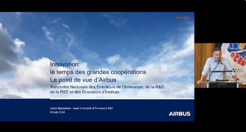 Karim Mokaddem, VP Airbus Group Hybrid & Electric Strategy et Ho Aircraft of Tomorrow R&T