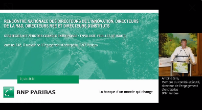 Antoine Sire, Membre du comité exécutif, directeur de l'engagement d'entreprise, BNP Paribas
