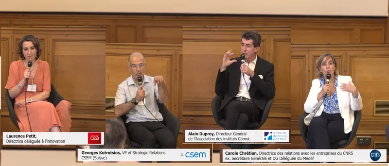 Table ronde : Optimiser les synergies et coopérations étroites entre Recherche et Industrie