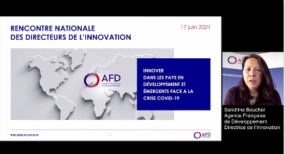 Sandrine Boucher, Directrice de l’Innovation Agence Française de Développement