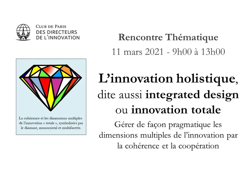 Pratique de l’innovation holistique, de l’integrated design, de l’innovation totale
