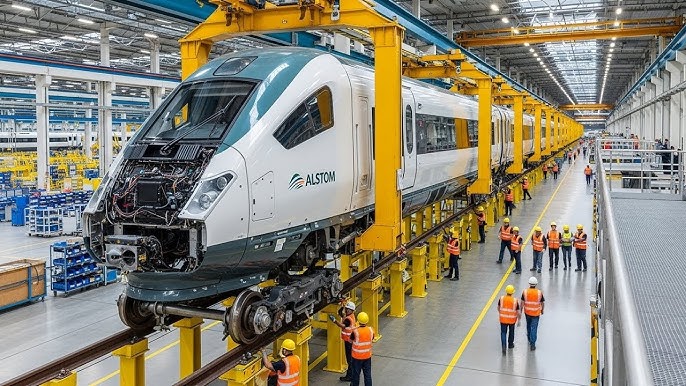 Visit to Alstom La Rochelle — TGV and tramway production